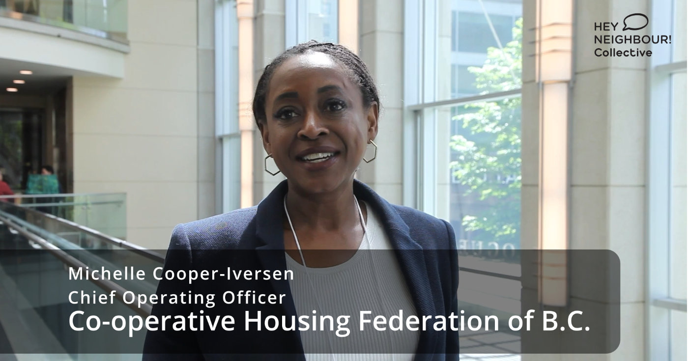 Michelle Cooper-Iversen represents the Cooperative Housing Federation of British Columbia.